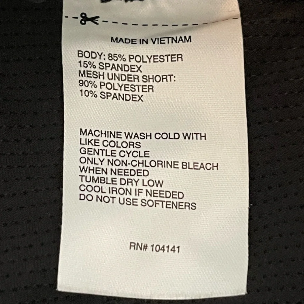 DSG performance Skort black built in shorts stretch tennis pickleball running - Picture 6 of 7